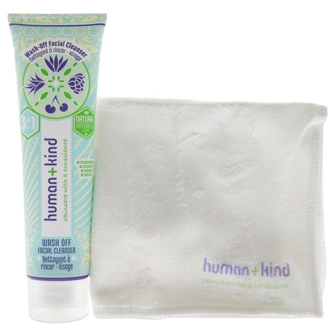 Wash-Off Facial Cleanser by Human+Kind for Unisex - 3.38 oz Cleanser, NA, alternate image number null