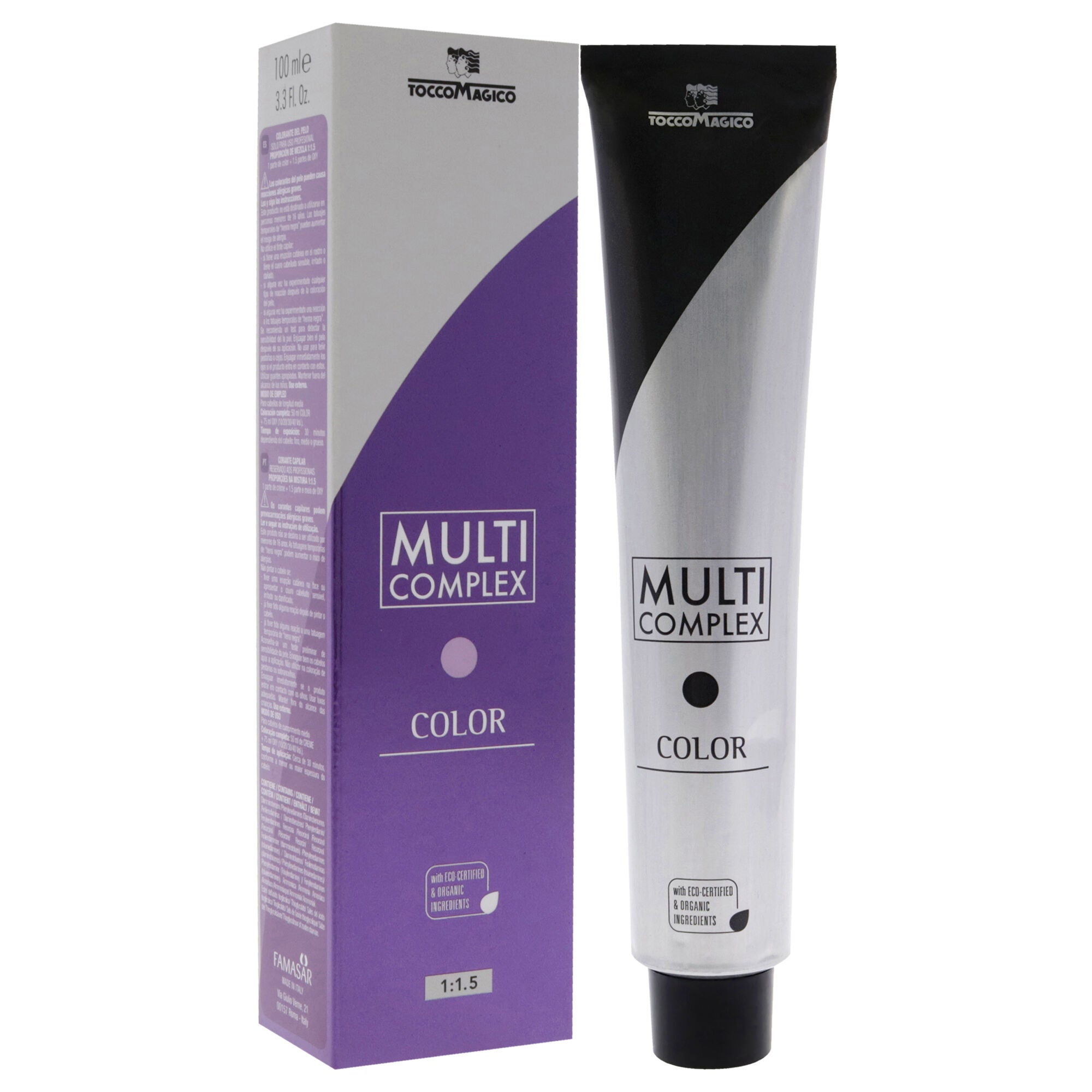Multi Complex Permanet Hair Color - 5.04 Cocoa by Tocco Magico for Unisex - 3.38 oz Hair Color, See Description, alternate image number 1