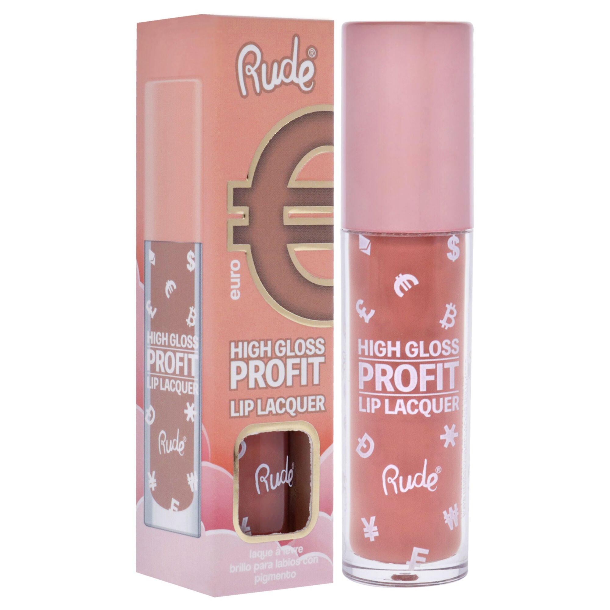 High Gloss Profit Lip Lacquer - Euro by Rude Cosmetics for Women - 0.141 oz Lip Gloss, See Description, alternate image number 2