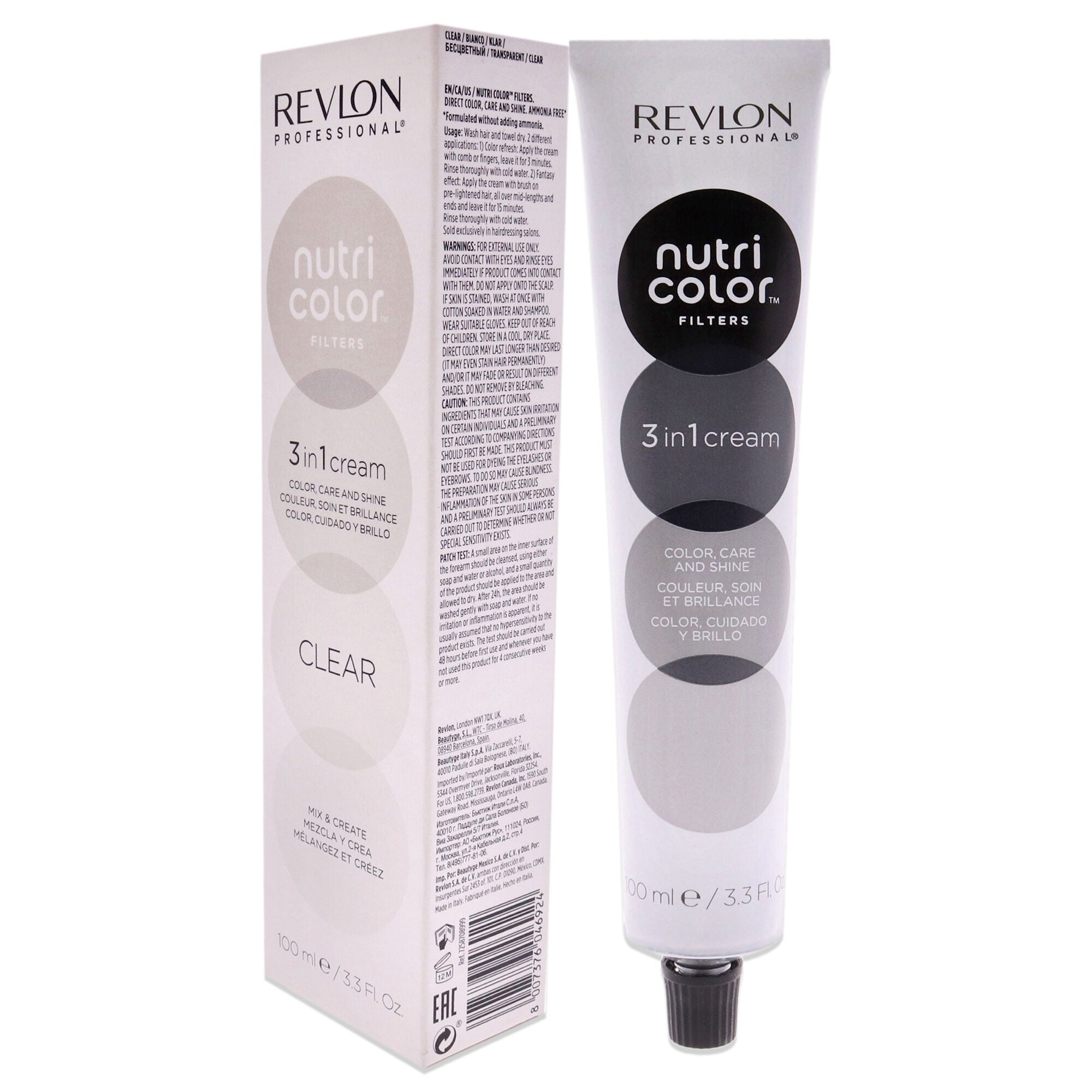Nutri Color Cream - Clear by Revlon for Unisex - 3.3 oz Hair Color, See Description, alternate image number 3