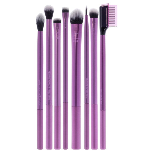 Everyday Eye Essentials Brush Set by Real Techniques for Women - 8 Pc, NA, alternate image number null