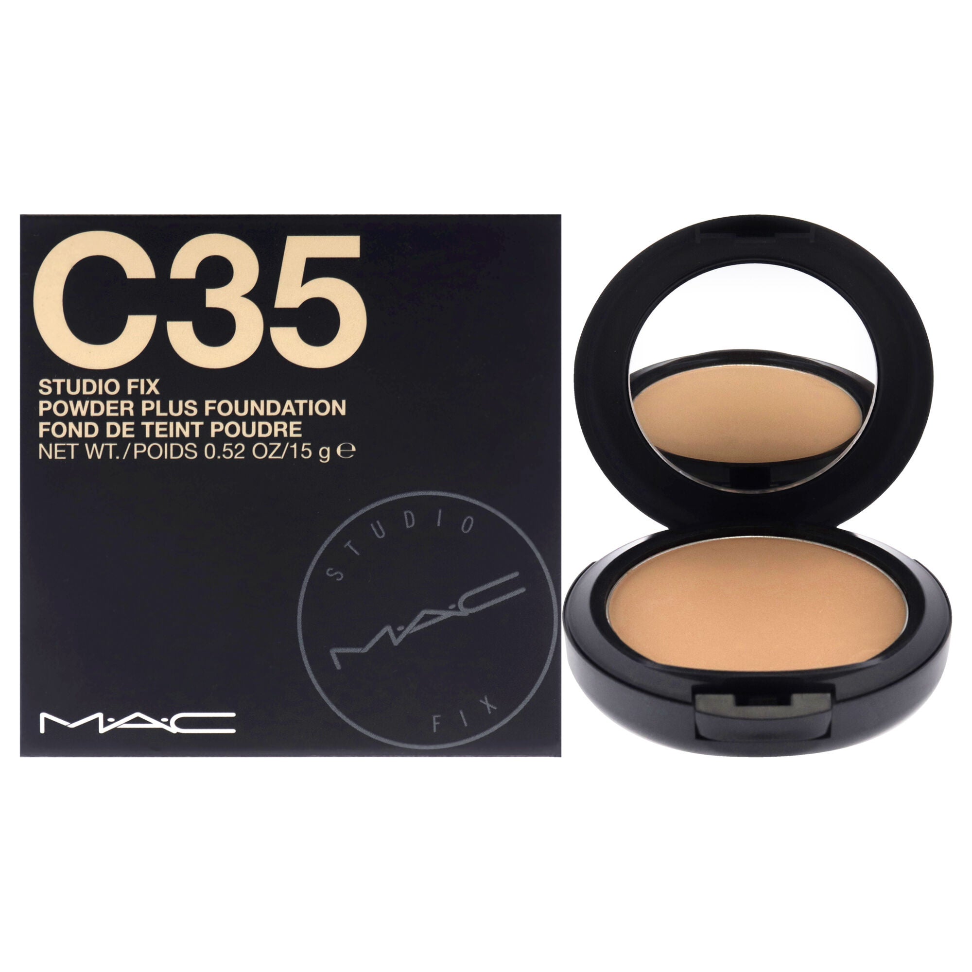 Studio Fix Powder Plus Foundation - C35 by MAC for Women - 0.52 oz Foundation, , alternate image number 5