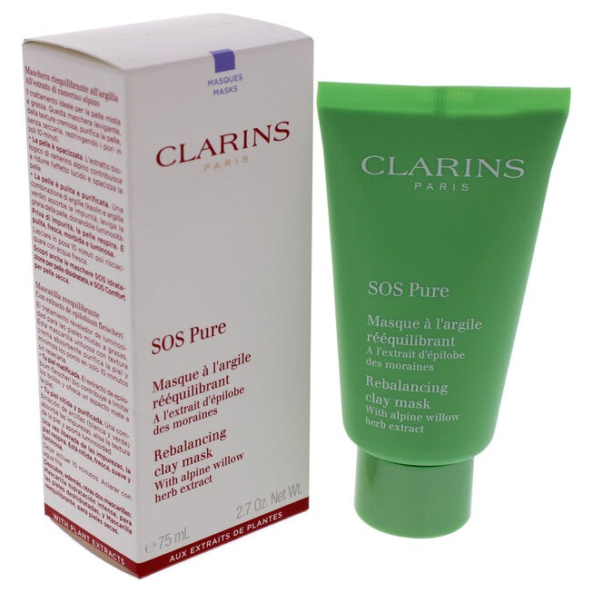 SOS Pure Rebalancing Clay Mask by Clarins for Women - 2.3 oz Mask, NA, alternate image number null