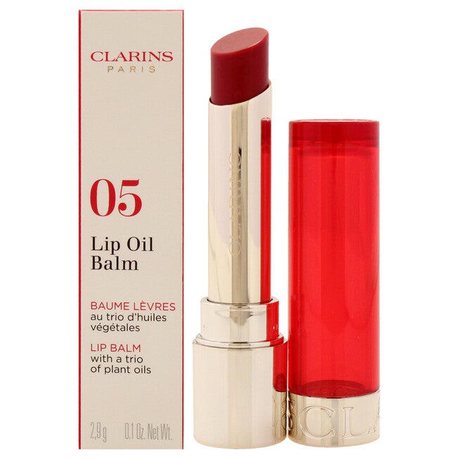 Lip Oil Balm - 05 Cherry by Clarins for Women - 0.1 oz Lip Balm, NA, hi-res image number null