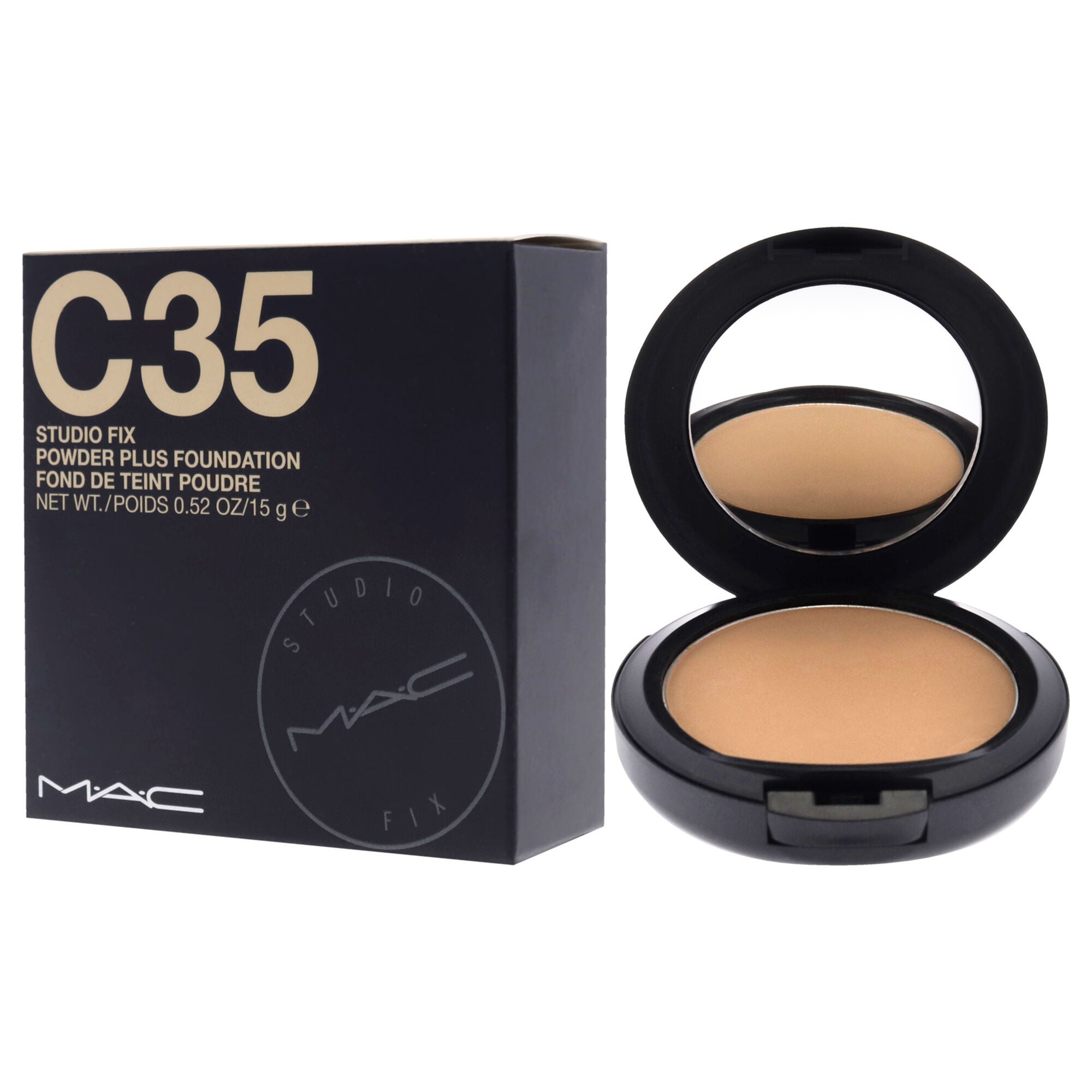 Studio Fix Powder Plus Foundation - C35 by MAC for Women - 0.52 oz Foundation, See Description, alternate image number 3