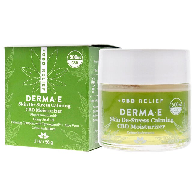 Skin De-Stress Calming CBD Moisturizer by Derma-E for Unisex - 2 oz Moisturizer, , alternate image number null