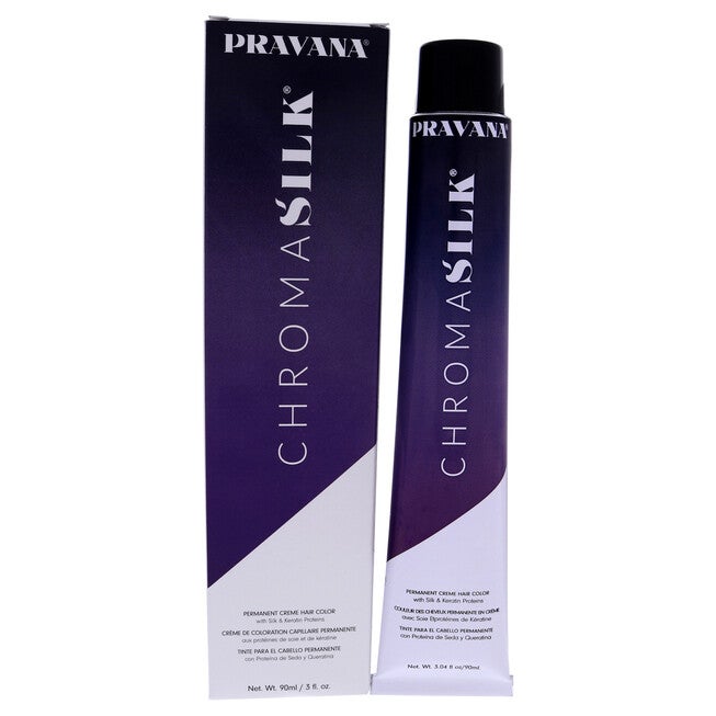 ChromaSilk Creme Hair Color - 8.7 Light Violet Blonde by Pravana for Unisex - 3 oz Hair Color, , alternate image number null