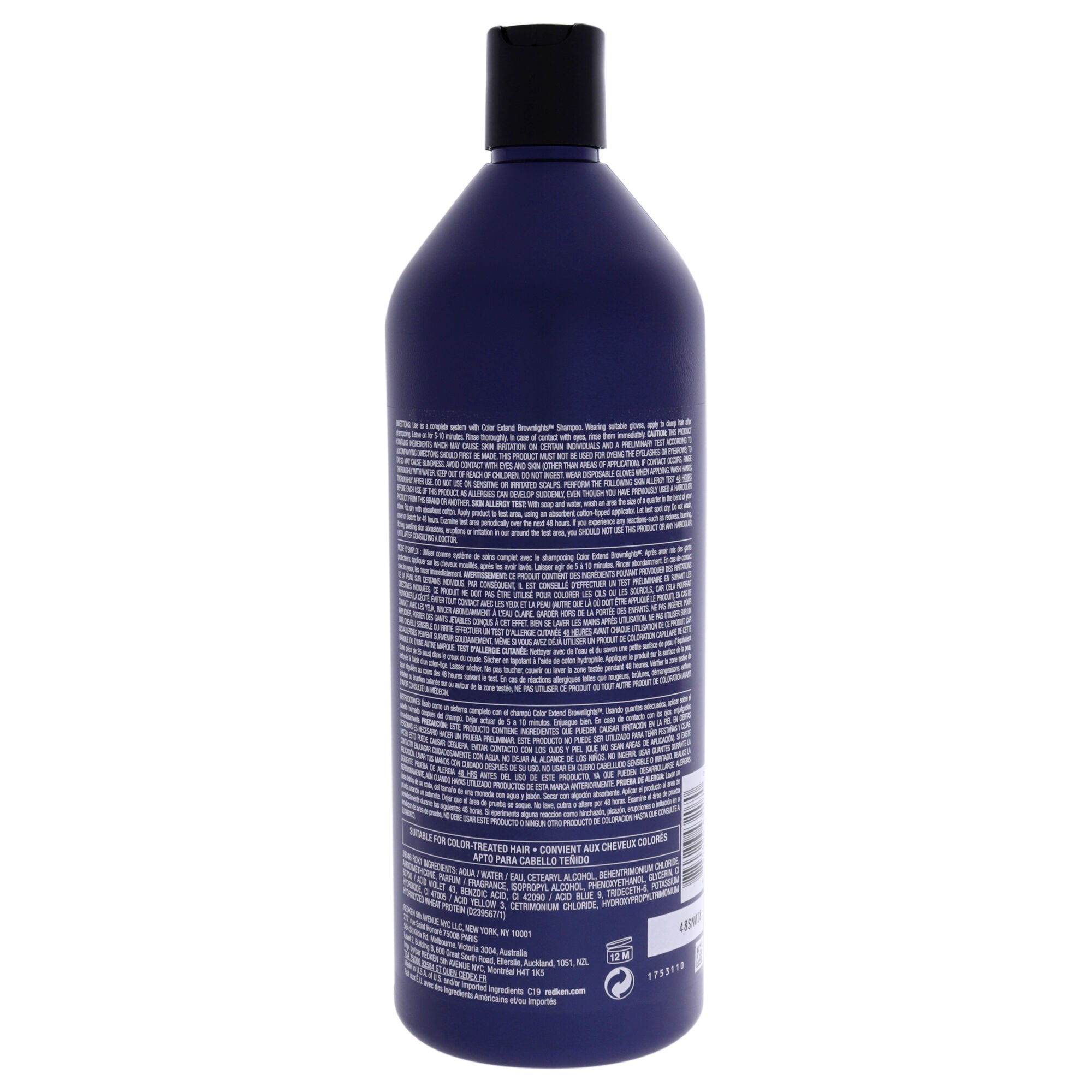 Color Extend Brownlights Blue Toning Conditioner by Redken for Unisex - 33.8 oz Conditioner, See Description, alternate image number 2