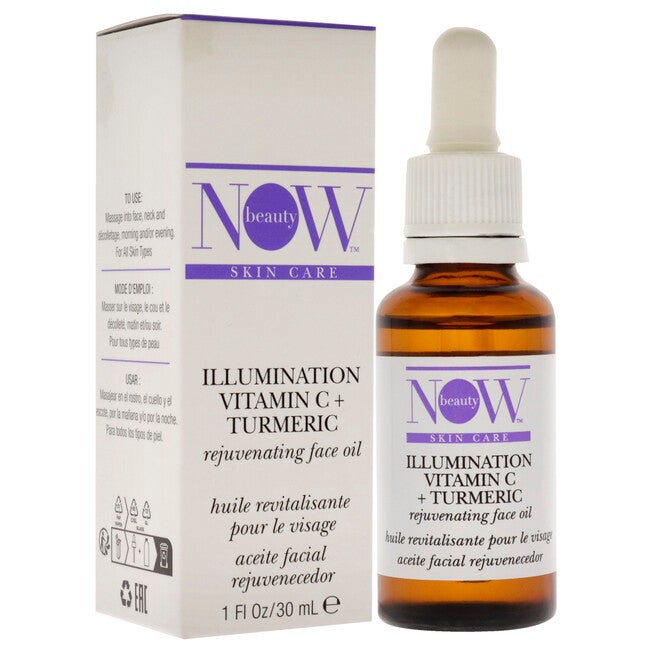 Illumination Vitamin C Plus Turmeric Rejuvenating Face Oil by NOW Beauty for Unisex - 1 oz Oil, NA, alternate image number null