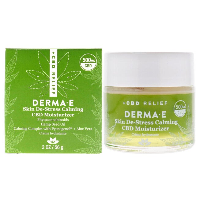 Skin De-Stress Calming CBD Moisturizer by Derma-E for Unisex - 2 oz Moisturizer, NA, hi-res image number null