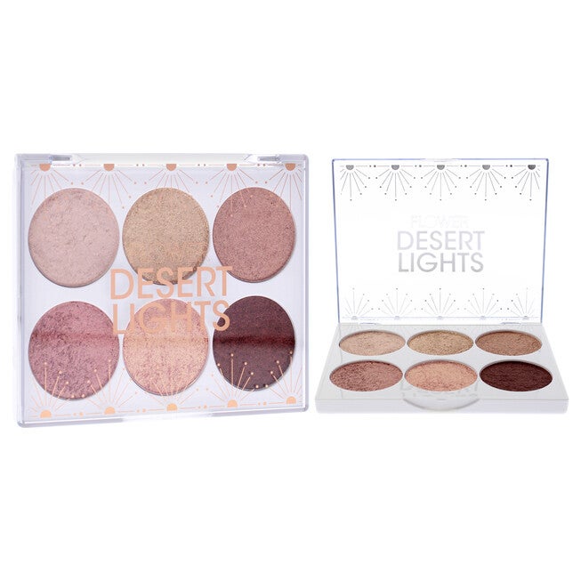 Desert Lights Shadow Palette by Flower Beauty for Women - 0.7 oz Palette, NA, alternate image number null