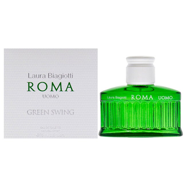 Roma Uomo Green Swing by Laura Biagiotti for Men - 2.5 oz EDT Spray, See Description, hi-res image number 0