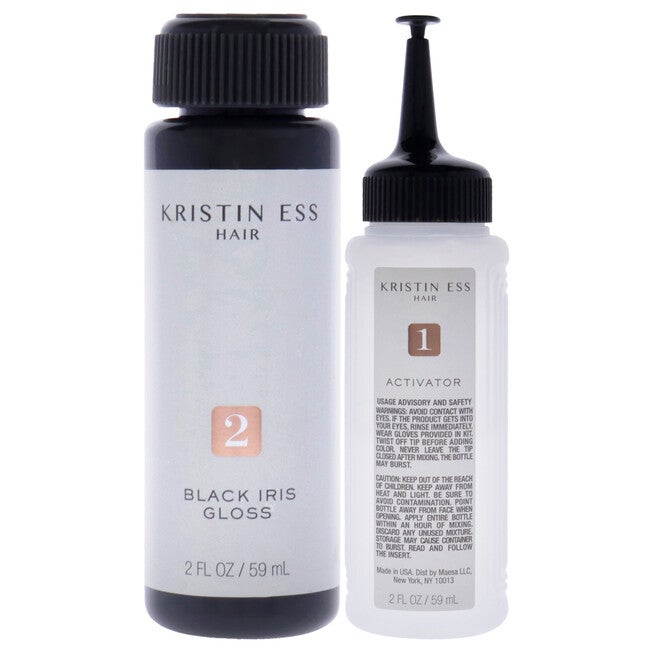 Signature Hair Gloss - Black Iris by Kristin Ess for Unisex - 1 Application Hair Color, , alternate image number null