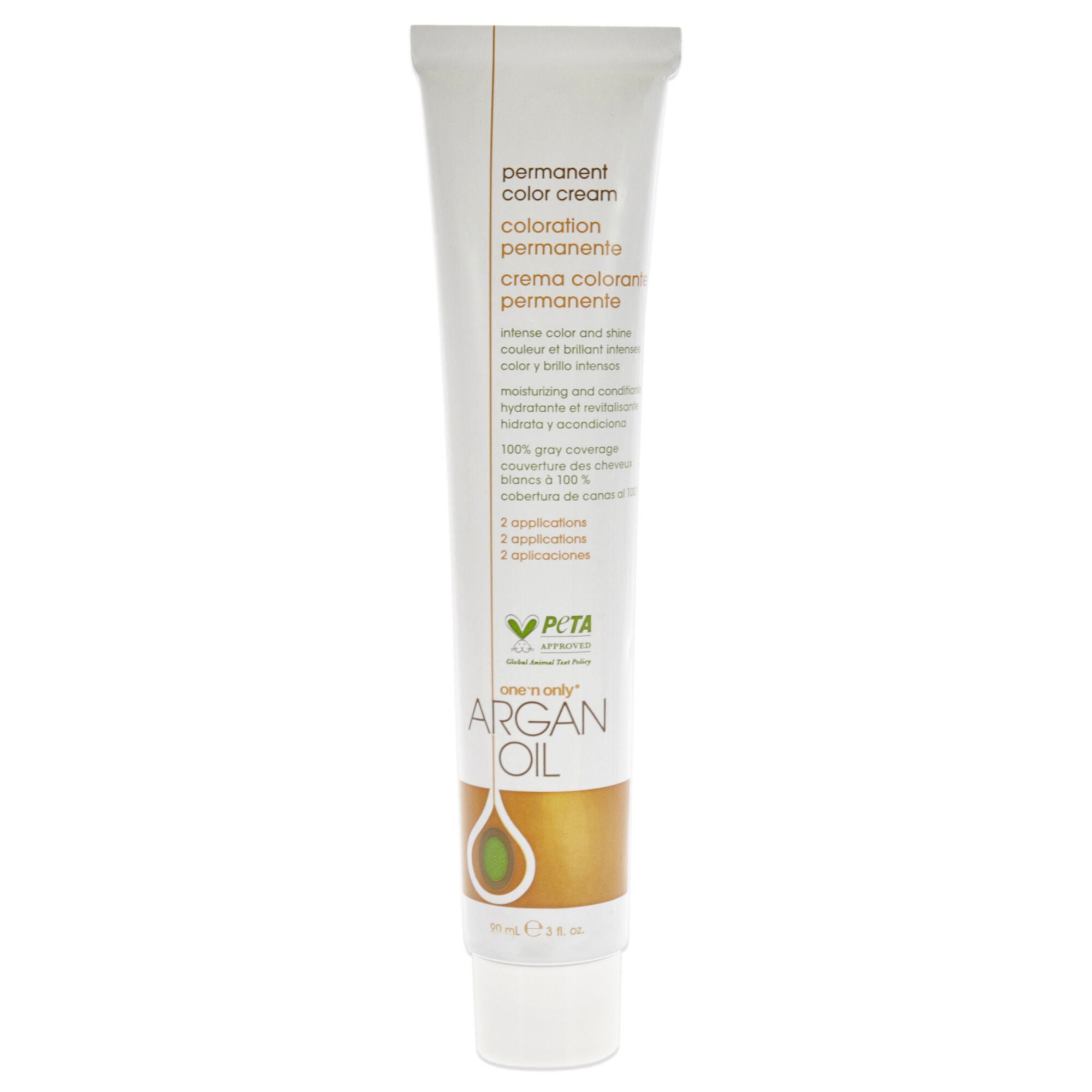 Argan Oil Permanent Color Cream - 6CM Dark Rusty Copper Blonde by One n Only for Unisex - 3 oz Hair Color, See Description, alternate image number 3