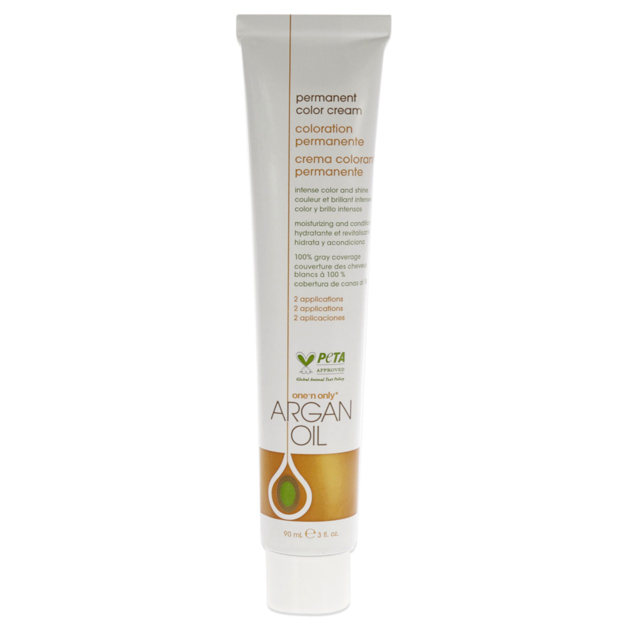 Argan Oil Permanent Color Cream - 8NG Light Ginger Ale Blonde by One n Only for Unisex - 3 oz Hair Color, See Description, alternate image number 3