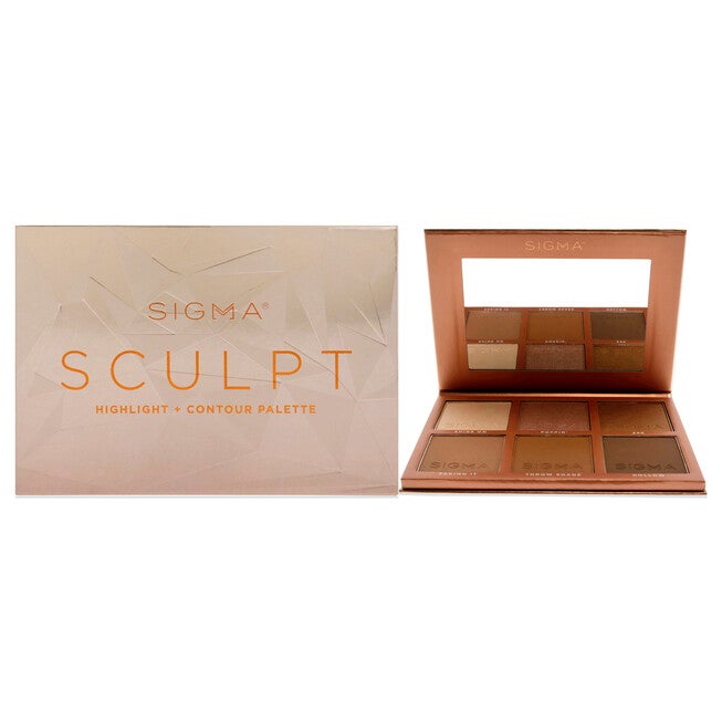 Sculpt Highlight Plus Contour Palette by SIGMA for Women - 0.98 oz Makeup, NA, hi-res image number null