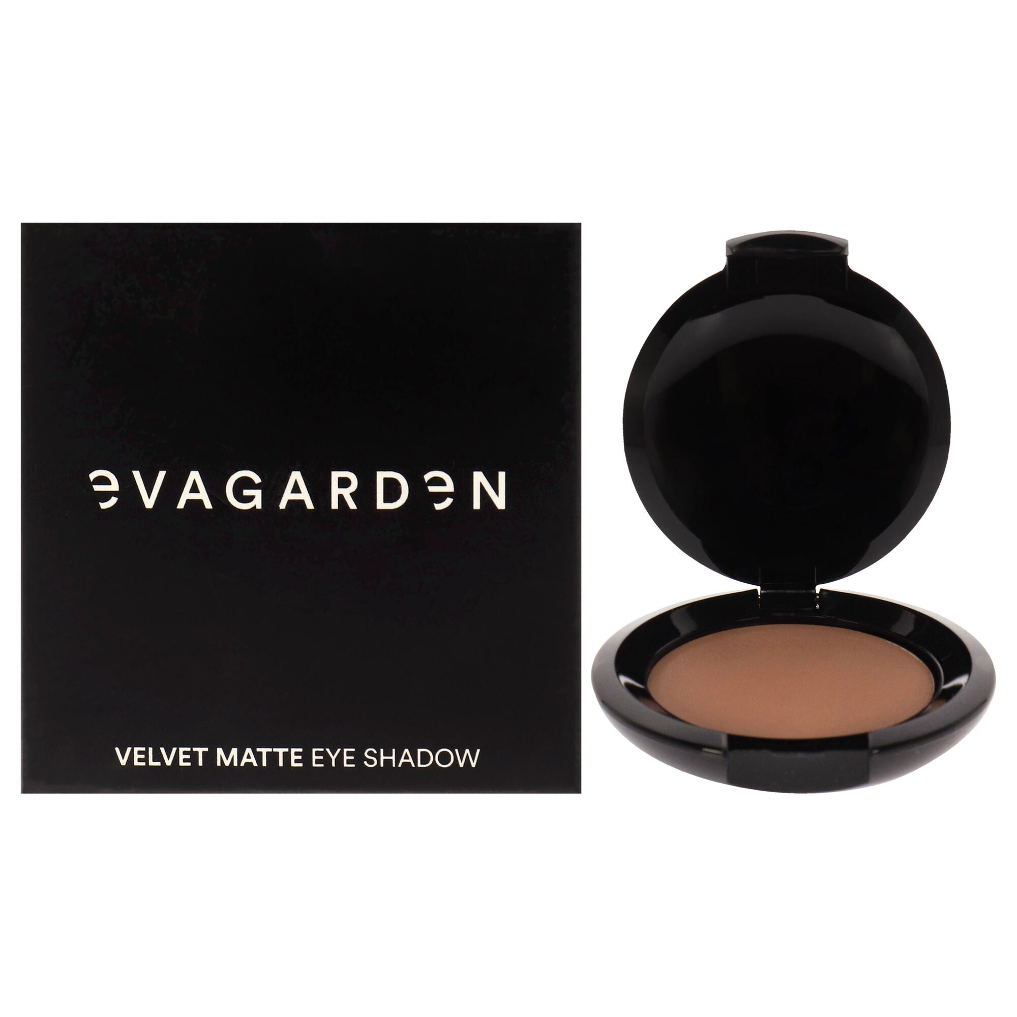 Velvet Matte Eye Shadow - 120 Tanning Brown by Evagarden for Women - 0.08 oz Eye Shadow, See Description, hi-res image number 0