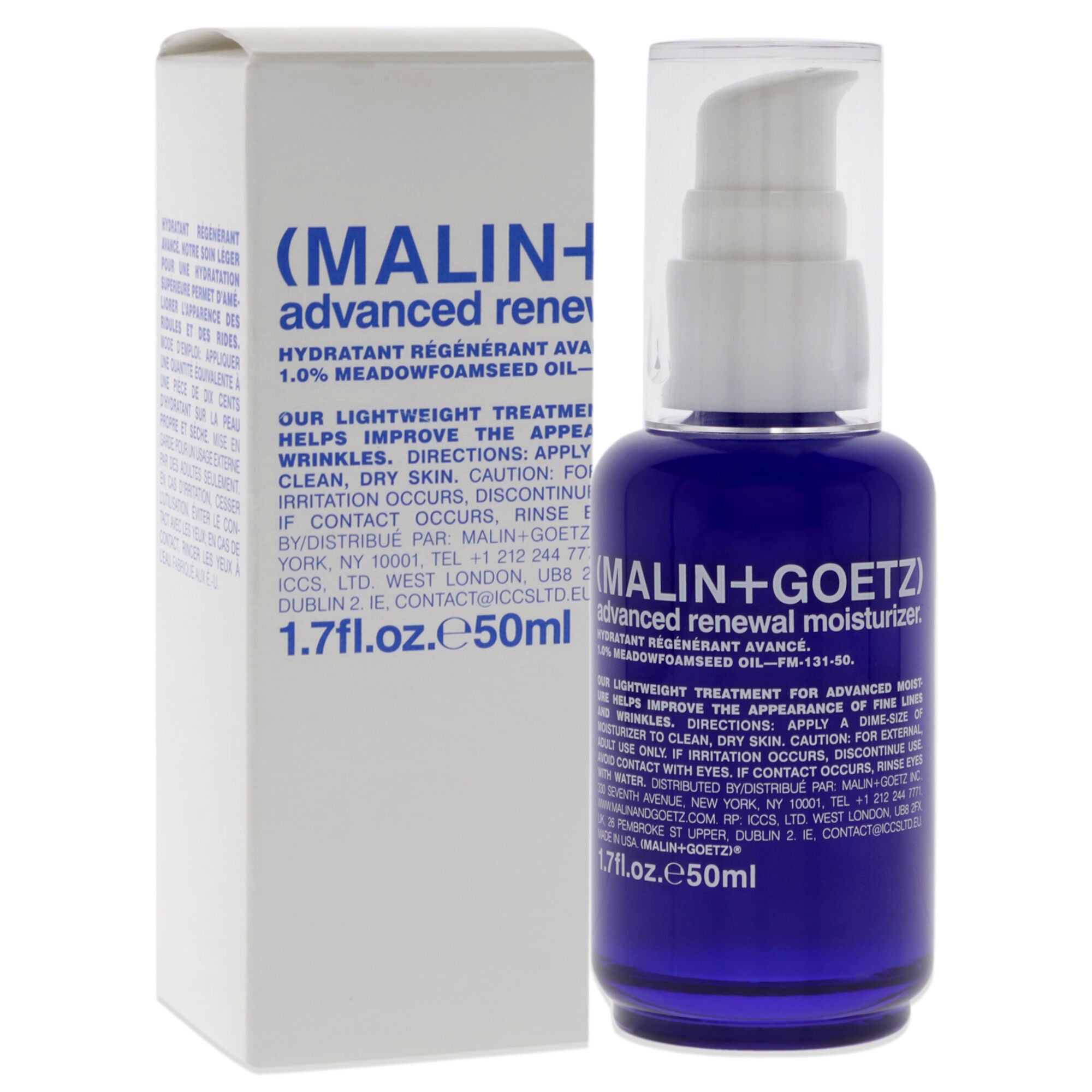 Advanced Renewal Moisturizer by Malin + Goetz for Unisex - 1.7 oz Moisturizer, See Description, alternate image number 4