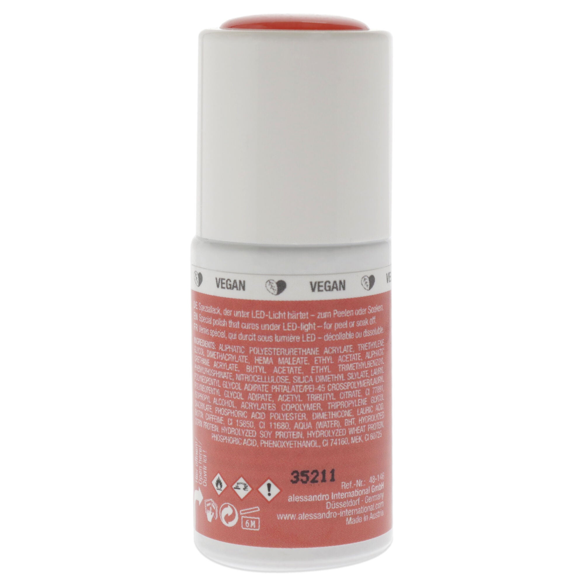 Striplac Peel or Soak - 146 Lobster Love by Alessandro for Women 0.27 oz Nail Polish, See Description, alternate image number 2