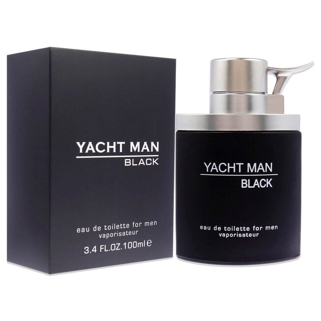 Yacht Man Black by Myrurgia for Men - 3.4 oz EDT Spray, , alternate image number null