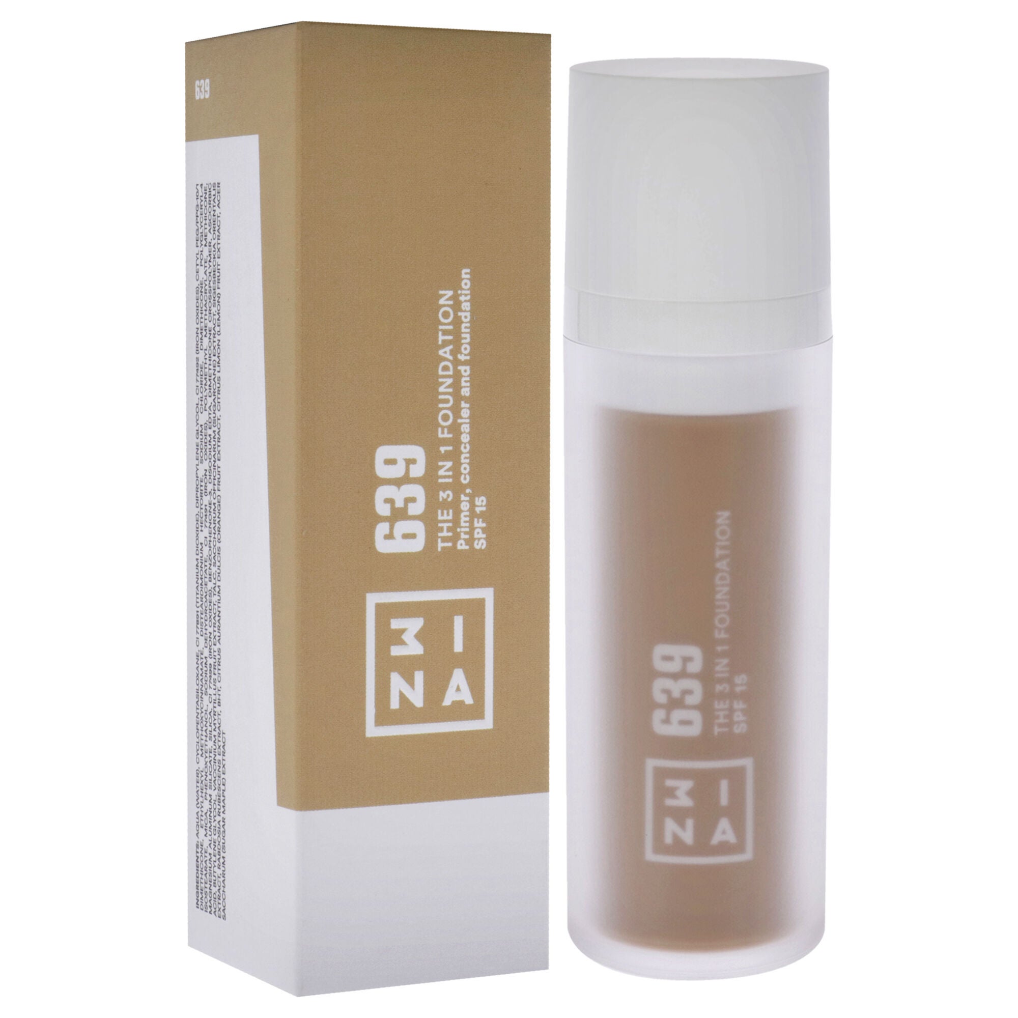 The 3-In-1 Foundation SPF 15 - 639 by 3INA for Women - 1.01 oz Foundation, , alternate image number 6