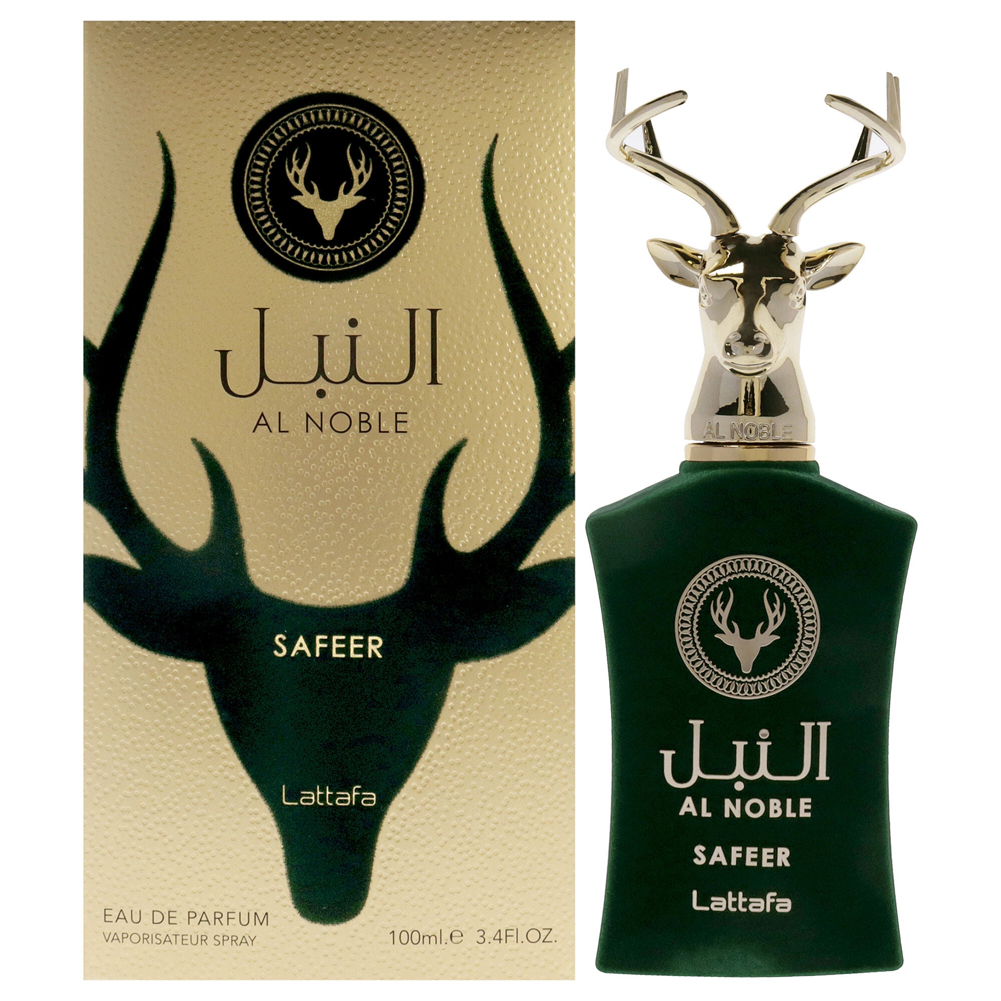 Al Noble Safeer by Lattafa for Unisex - 3.4 oz EDP Spray, See Description, hi-res image number 0
