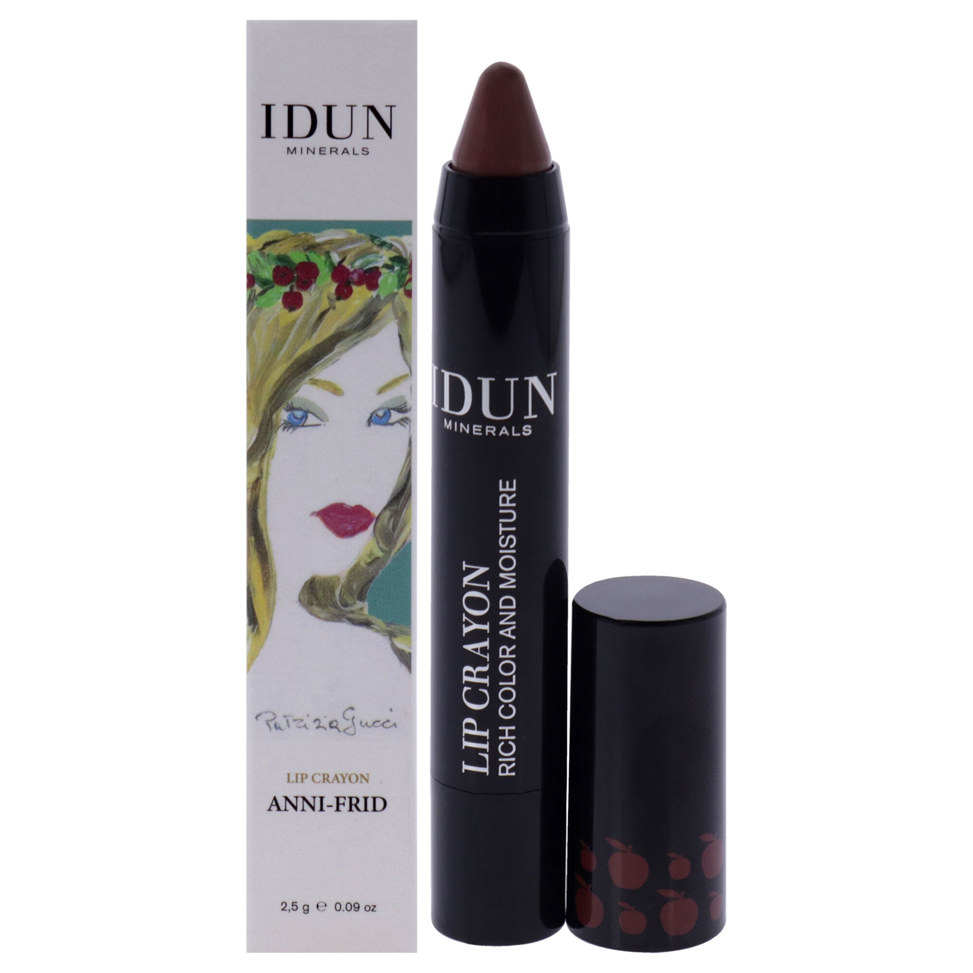 Lip Crayon - 402 Anni-Frid by Idun Minerals for Women - 0.09 oz Lipstick, See Description, hi-res image number 0