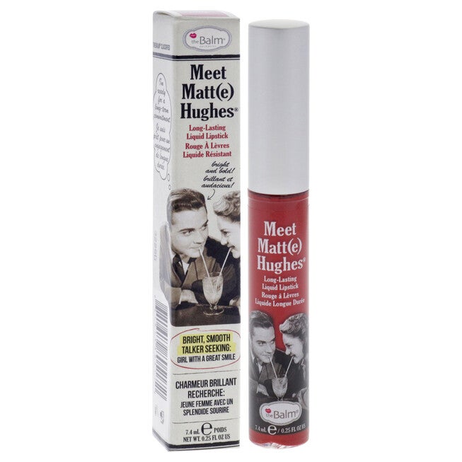 Meet Matte Hughes Long Lasting Liquid Lipstick - Loyal by the Balm for Women - 0.25 oz Lip Gloss, NA, alternate image number null