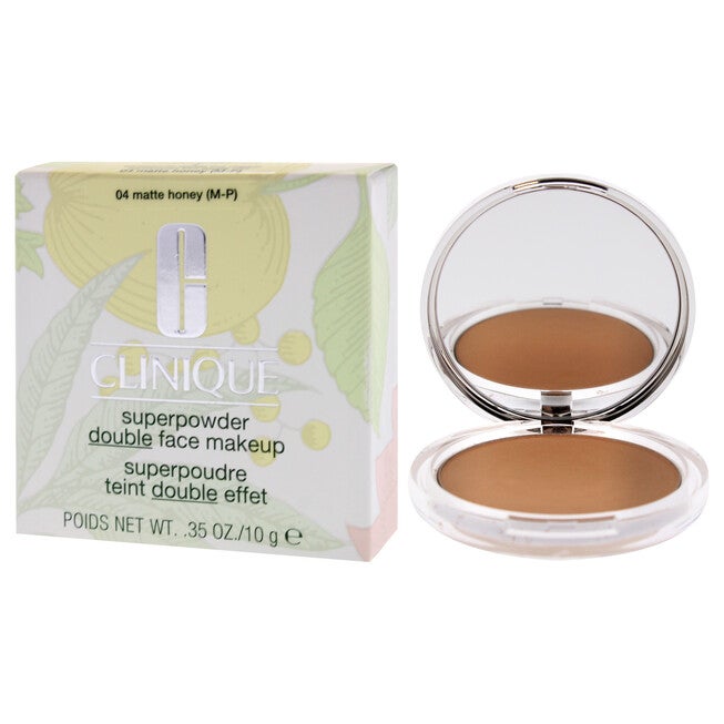 Superpowder Double Face Makeup - 04 Matte Honey (M-P)-Dry Combination by Clinique for Women - 0.35 oz Powder, NA, alternate image number null