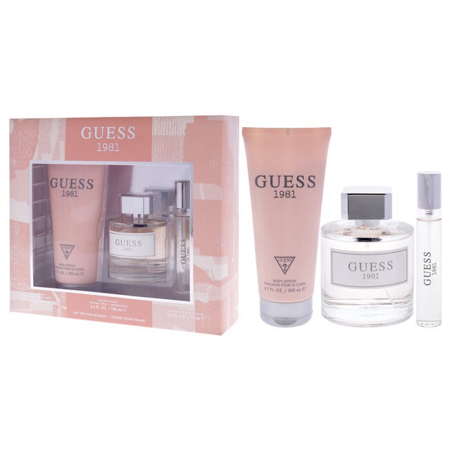 Guess 1981 Los Angeles by Guess for Women - 3 Pc Gift Set 3.4oz EDT Spray, 0.5oz EDT Spray, 6.7oz Body Lotion, NA, alternate image number null