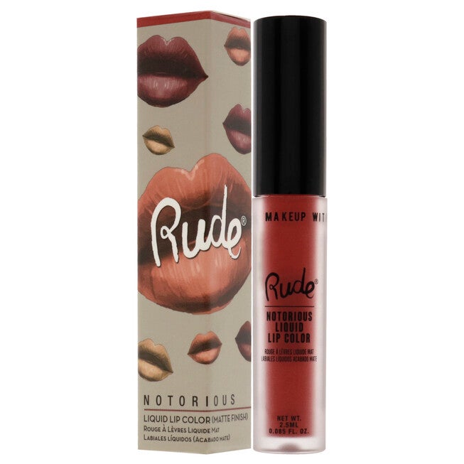 Notorious Rich Long Liquid Lip Color - Poison Fruit by Rude Cosmetics for Women - 0.1 oz Lip Color, NA, alternate image number null