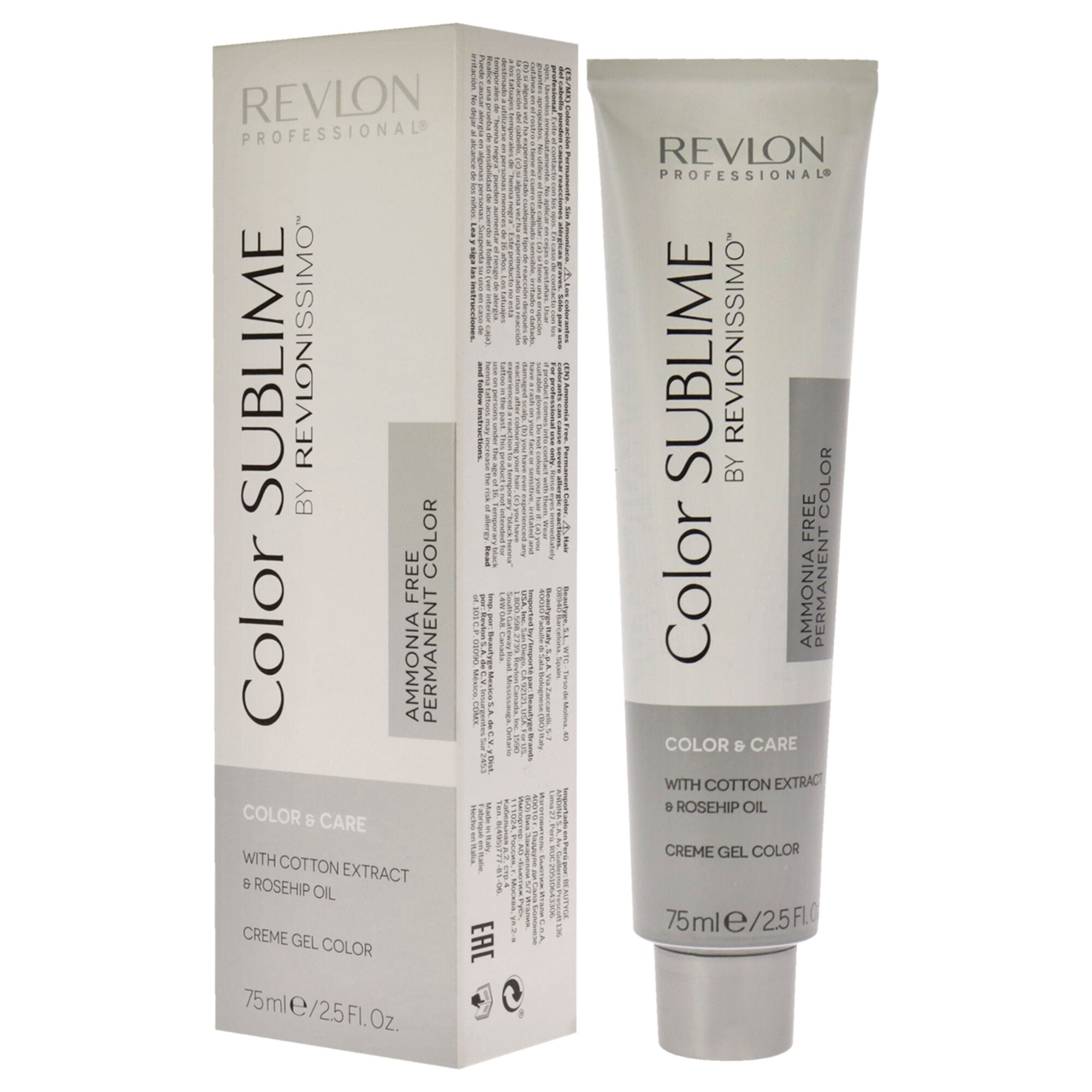 Revlonissimo Color Sublime - 10.1 Pale Ash Blonde by Revlon for Unisex - 2.5 oz Hair Color, See Description, alternate image number 2