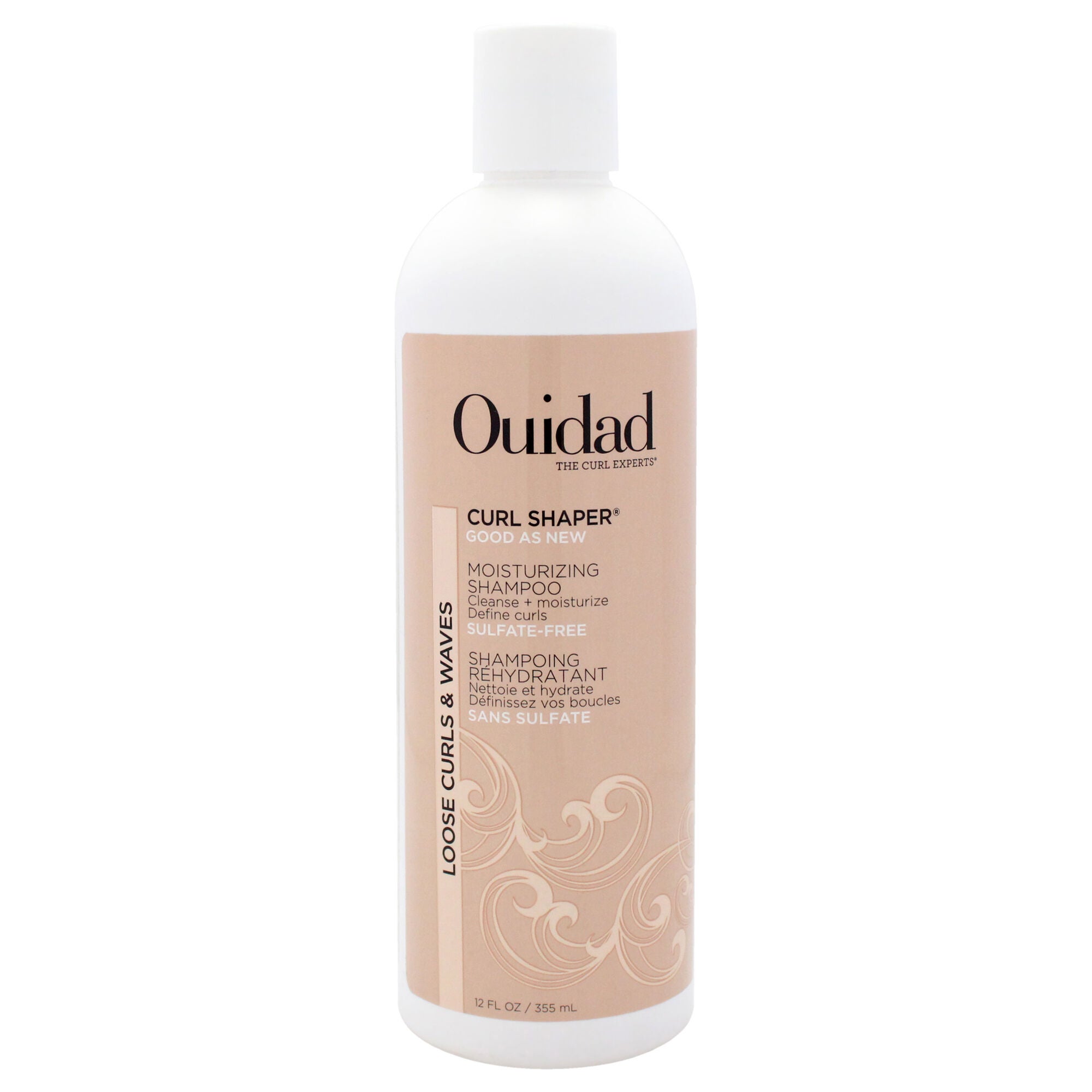 Ouidad Curl Shaper Good As New Moisture Restoring Shampoo – 1 Liter, Für Lockiges Haar, Spendet Feuchtigkeit & Glanz