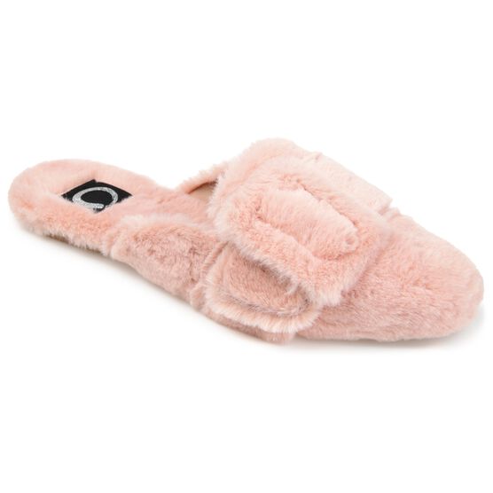 Women's Faux Fur Eara Slipper, Blush, hi-res image number null