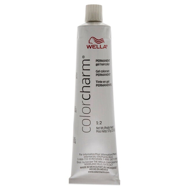 Color Charm Permanent Hair Color Gel - 237 4A Medium Ash Brown by Wella for Unisex - 2 oz Hair Color, , alternate image number null