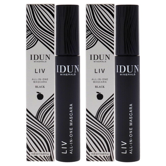 Liv All-in-one Mascara - 014 Black by Idun Minerals for Women - 0.42 oz Mascara - Pack of 2, NA, hi-res image number null