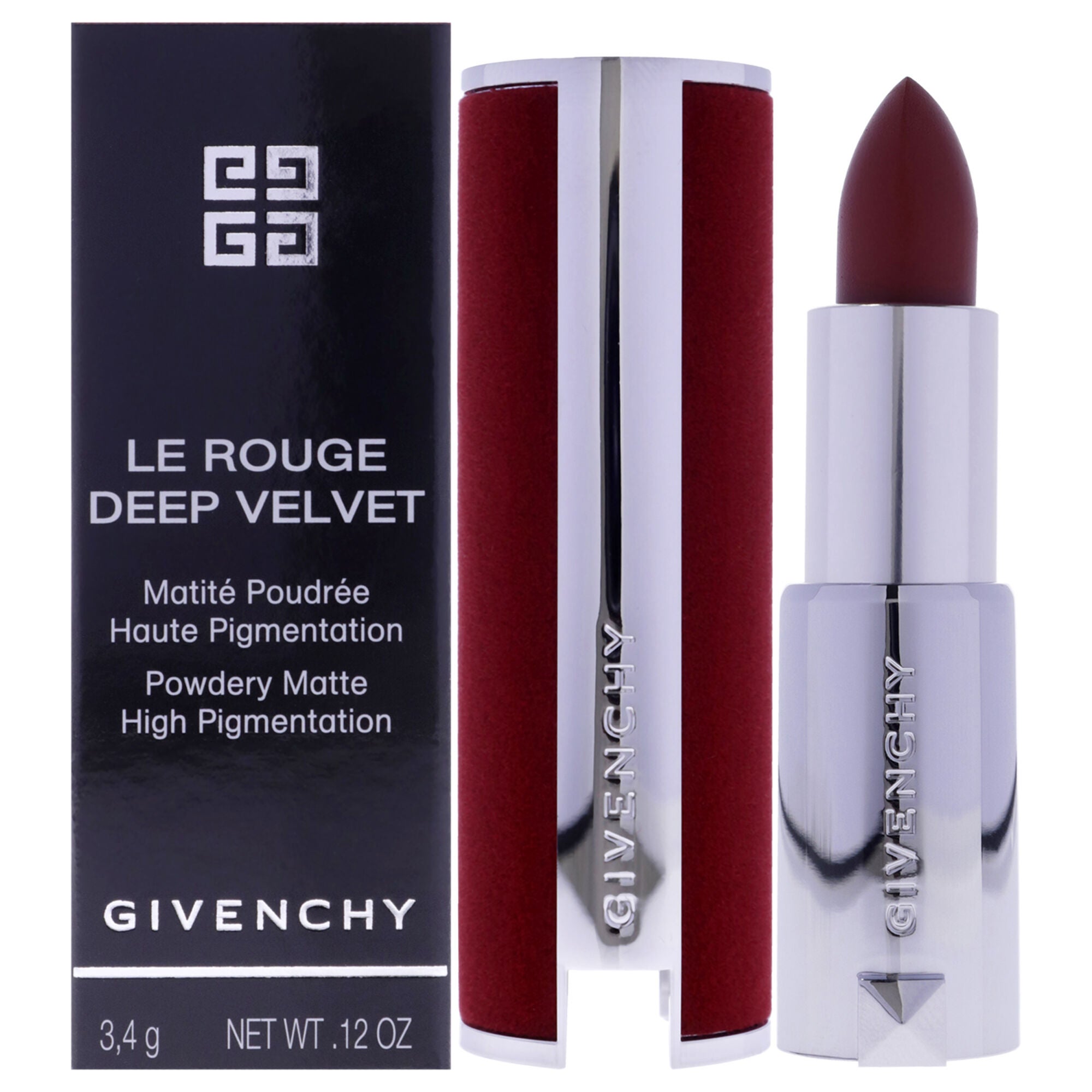 Le Rouge Deep Velvet Matte Lipstick - 37 Rouge by Givenchy for Women - 0.12 oz Lipstick, See Description, hi-res image number 0