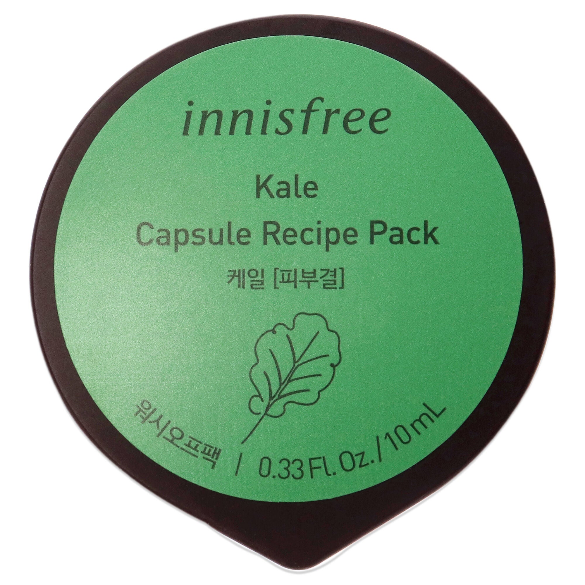Capsule Recipe Pack Mask - Kale by Innisfree for Unisex - 0.33 oz Mask ...