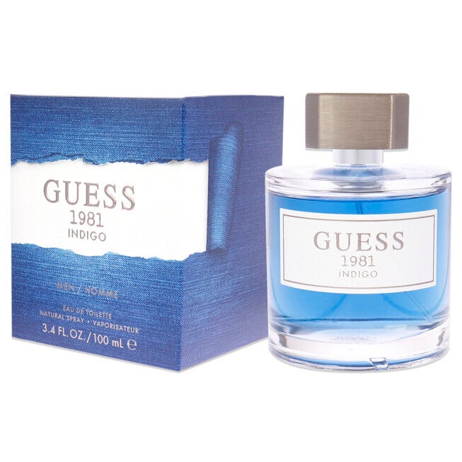 Guess 1981 Indigo by Guess for Men - 3.4 oz EDT Spray, , alternate image number null