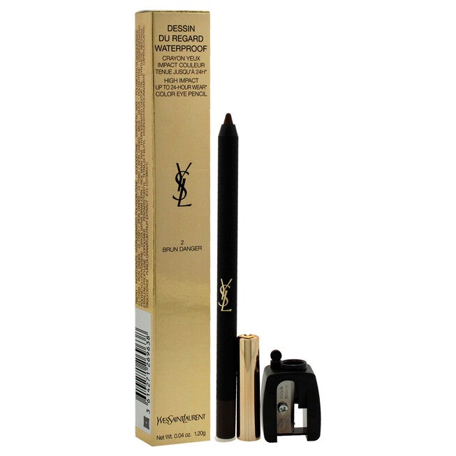 Dessin Du Regard Waterproof Eye Pencil - 2 Brun Danger by Yves Saint Laurent for Women - 0.04 oz Eye Pencil, NA, alternate image number null
