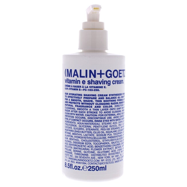 Vitamin E Shaving Cream by Malin + Goetz for Men - 8.5 oz Shaving Cream, , alternate image number null