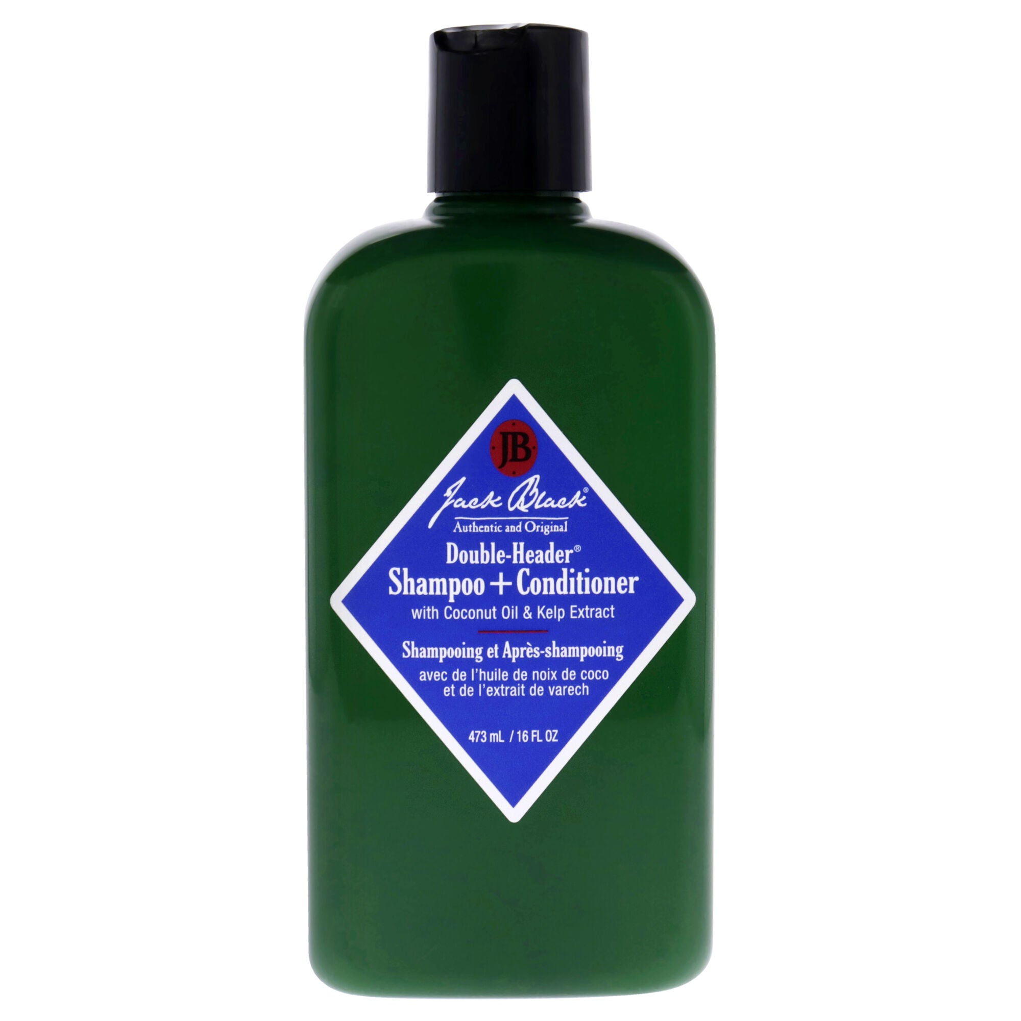 Double Header Shampoo Plus Conditioner by Jack Black for Men - 16 oz Shampoo, See Description, hi-res image number 0