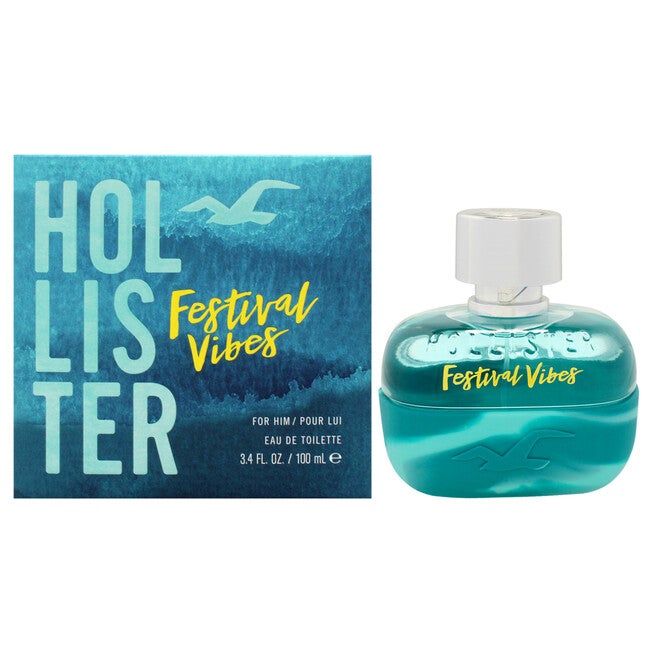 Festival Vibes by Hollister for Men - 3.4 oz EDT Spray, See Description, hi-res image number 0