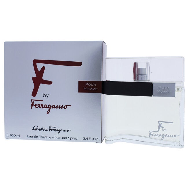 F Pour Homme by Salvatore Ferragamo for Men - 3.4 oz EDT Spray, NA, hi-res image number null