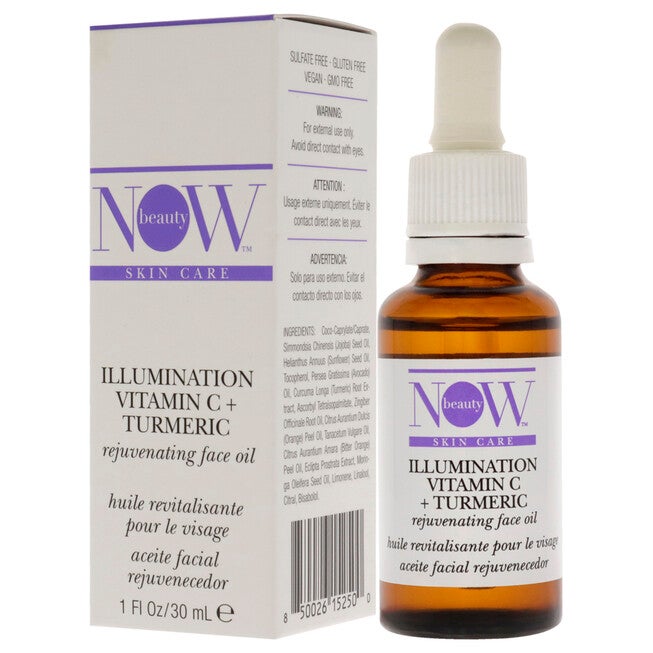 Illumination Vitamin C Plus Turmeric Rejuvenating Face Oil by NOW Beauty for Unisex - 1 oz Oil, NA, alternate image number null