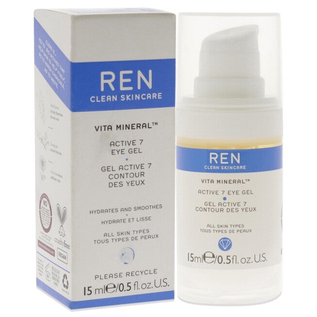 Vita Mineral Active 7 Eye Gel by REN for Unisex - 0.5 oz Eye Gel, See Description, alternate image number 1