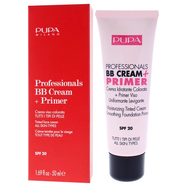 Professionals BB Cream Plus Primer SPF 20 - 002 Sand - All Skin Types by Pupa Milano for Women - 1.69 oz Makeup, NA, alternate image number null