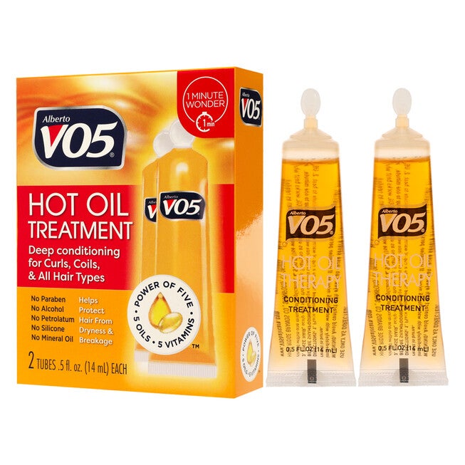 Hot Oil Treatment by Alberto VO5 for Unisex - 2 x 0.5 oz Treatment, NA, alternate image number null