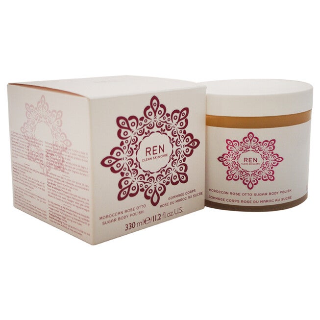 Moroccan Rose Otto Sugar Body Polish by REN for Women - 11.2 oz Body Polish, , alternate image number null