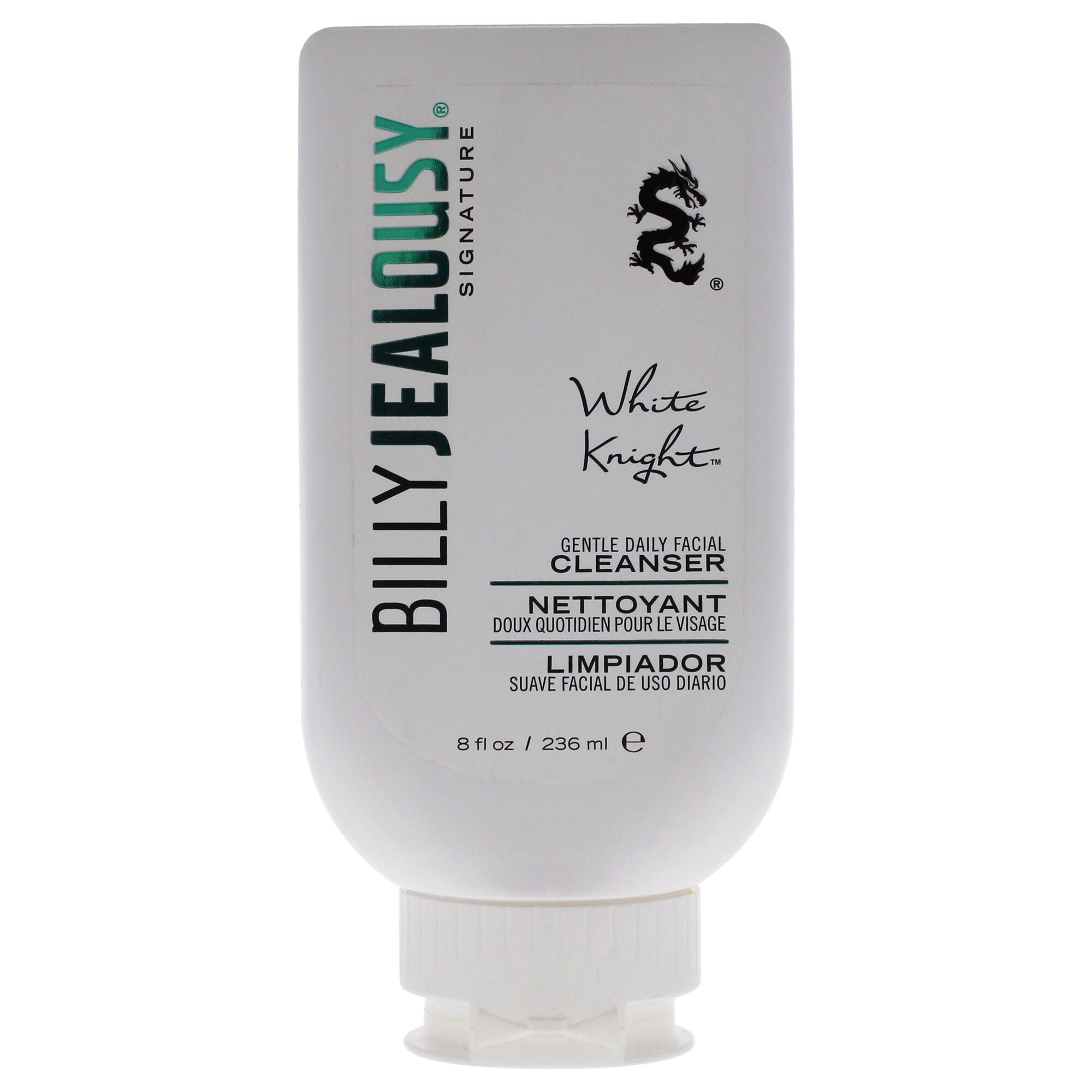 White Knight Facial Cleanser by Billy Jealousy for Men - 8 oz Cleanser, See Description, hi-res image number 0